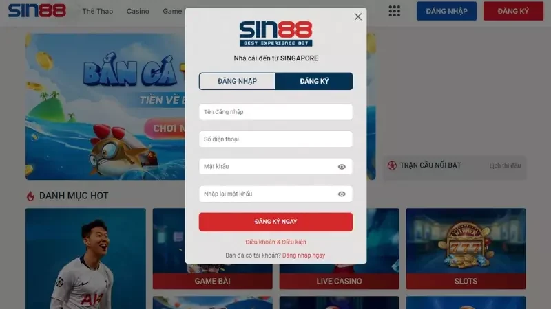 Review nhà cái SIN88 Khám Phá Thế Giới Cờ Bạc Trực Tuyến