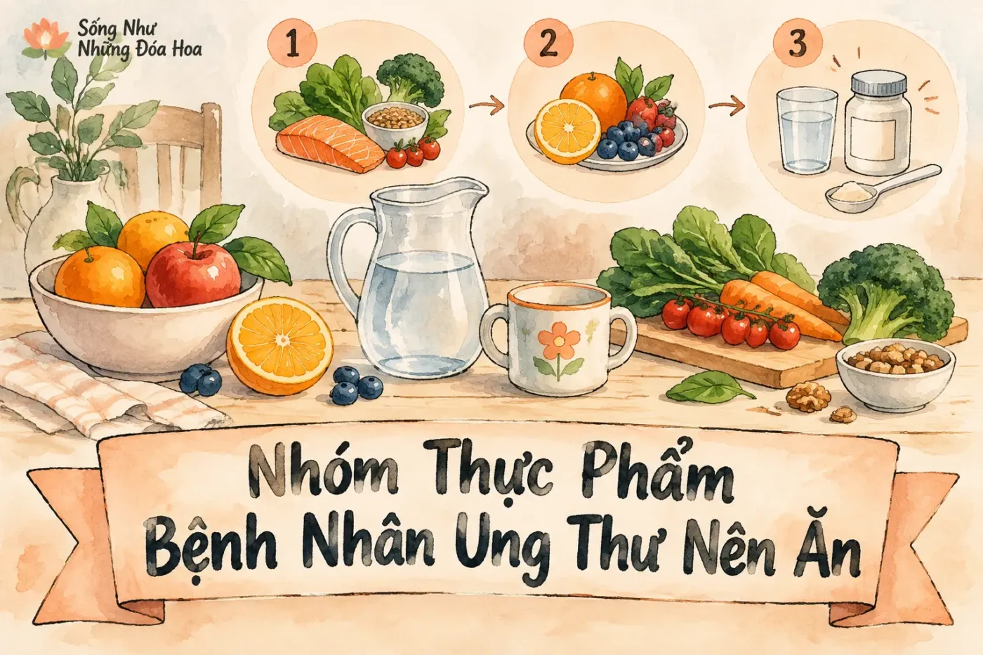 Không có một thực đơn chung cho mọi người bệnh - bệnh nhân ung thư nên ăn gì