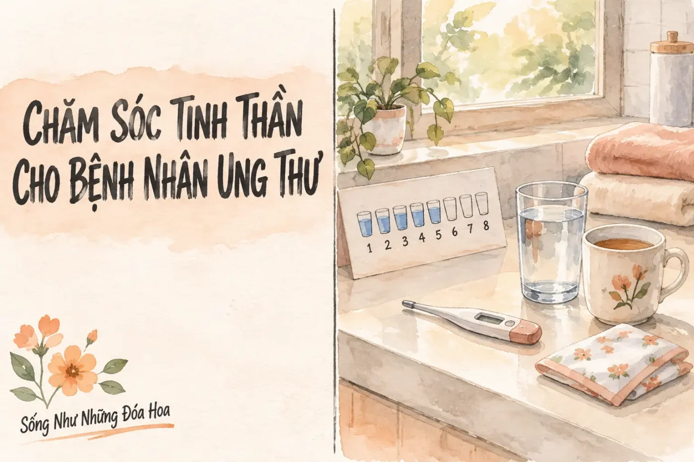 Chăm sóc toàn diện không chỉ có cơ thể mà còn có tâm hồn của người bệnh - chăm sóc bệnh nhân ung thư