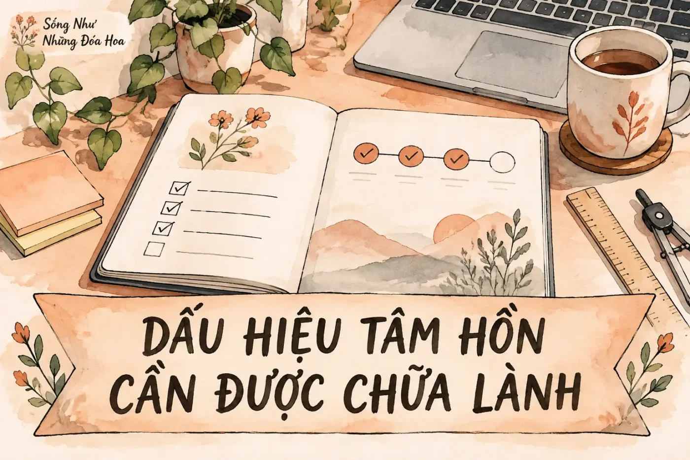 Vết thương lòng thường im lặng, nên đôi khi chính bạn cũng không nhận ra - chữa lành tâm hồn