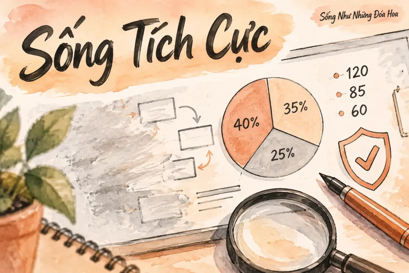 Nhiều người tìm đến cụm từ "sống tích cực" không phải lúc đang vui