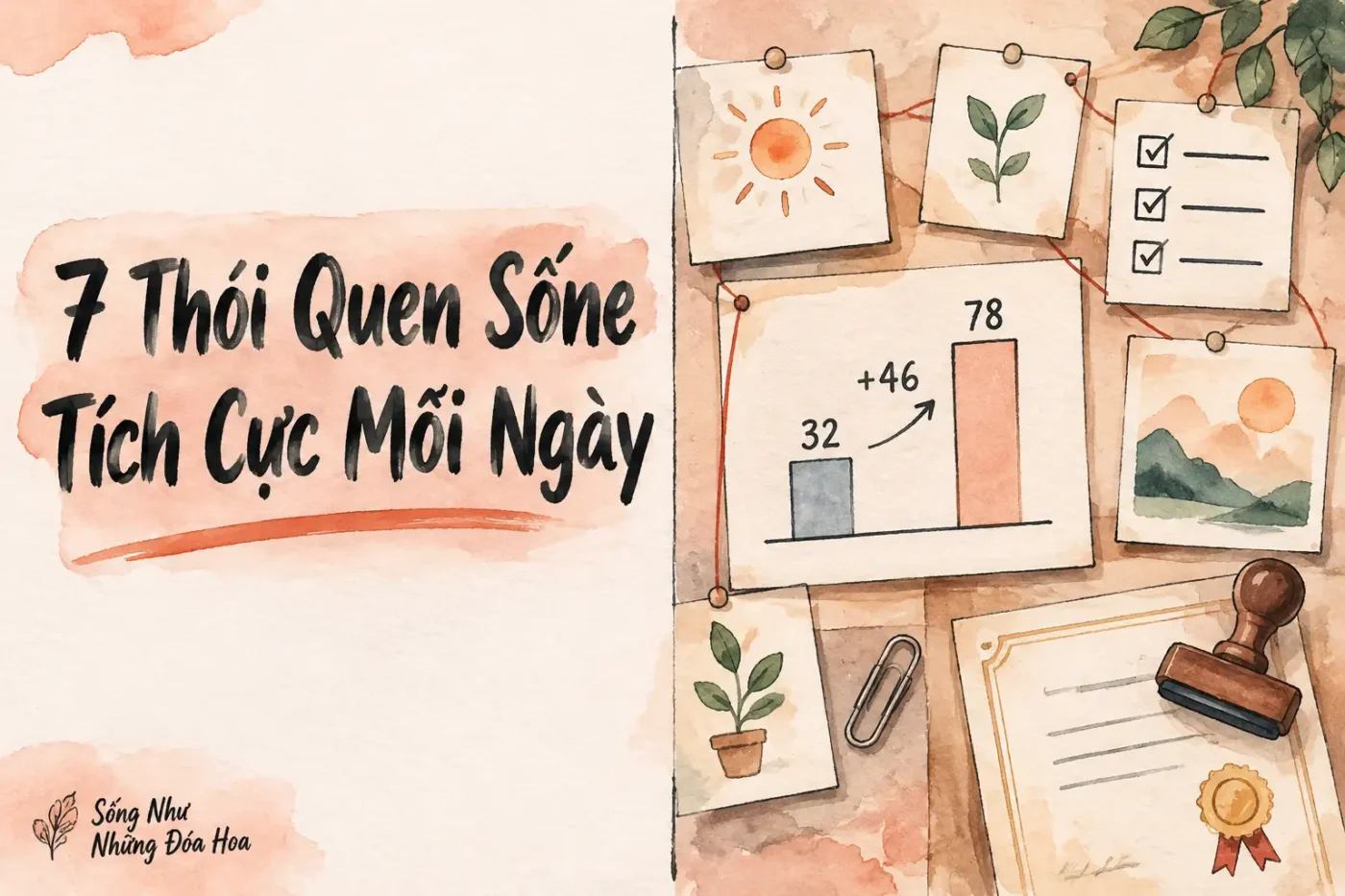 Đừng cố thay đổi tất cả cùng một lúc, vì như thế rất dễ nản - sống tích cực